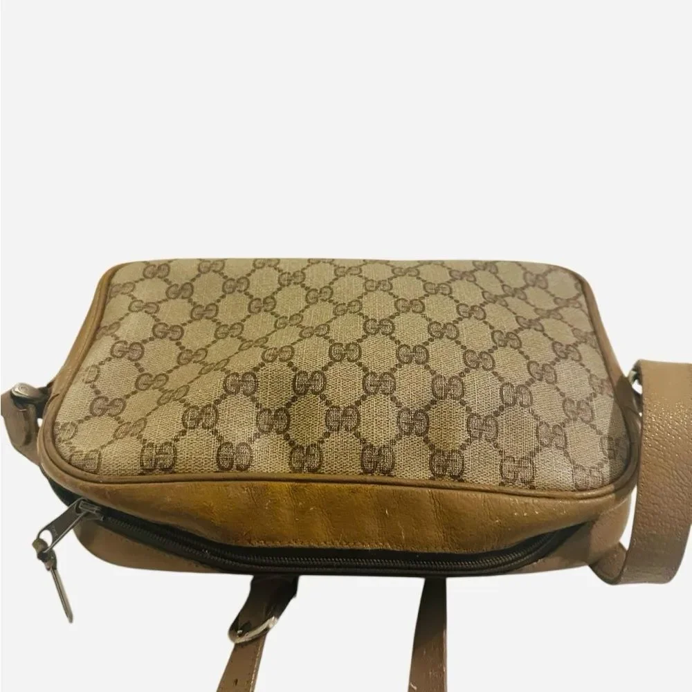 Gucci Beige and Brown Crossbody Bag